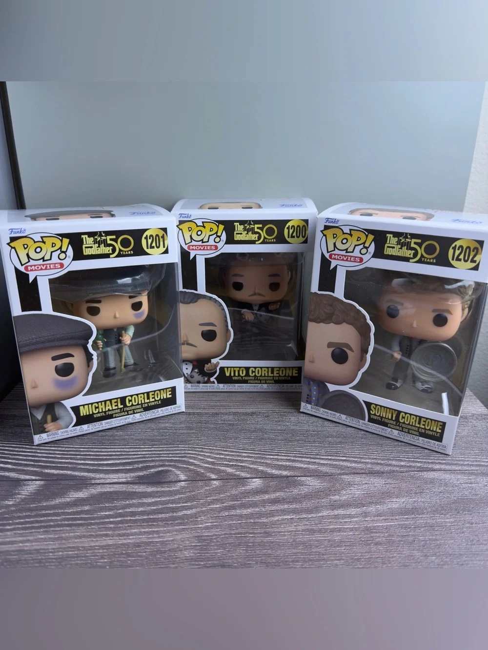 Funko Pop Godfather Lot Vito Michael Sonny Corleone 50th 3